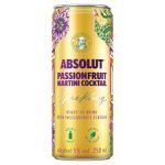 Absolut Passion Fruit Martini Cocktail Sparkling 250Ml