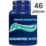Airwaves Menthol & Eucalyptus Gum Bottle 46 Pieces