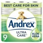 Andrex Ultra Care Toilet Tissues 9 Roll