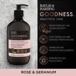 Baylis & Harding Goodness Rose & Geranium Hand Wash 500Ml - Image 2