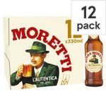 Birra Moretti Lager Beer 12X330ml