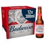 Budweiser Lager Beer 12 X 300Ml