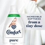Comfort Pure Ultra Concentrated Fabric Conditioner 58 Wash 870Ml - Image 4