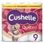 Cushelle Quilted Toilet Tissue Rhubarb & Raspberry X9