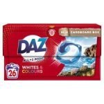 Daz All In One Washing Pods Whites & Colours 26 Washes 501.8G