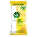 Dettol Multi Purpose Citrus Wipes 70S