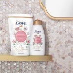 Dove Renewing Care Peony Rose Bath Salts 900G - Image 2