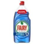 Fairy Platinum Antibacterial Washing Up Liquid Eucalyptus 820Ml