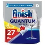 Finish Quantum All In One 27 Dishwasher T Tablets Lemon 280.8G