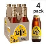 Leffe Blonde 4X330ml Bottle Belgium Speciality