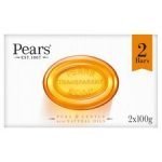 Pears Amber Bar Soap 2X100g