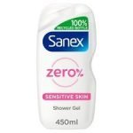 Sanex Zero % Sensitive Skin Shower Gel 450Ml