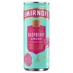 Smirnoff Raspberry Crush Flavoured Vodka & Lemonade 250Ml