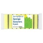 Springforce Sponge Scourers 8 Pack