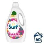 Surf Tropical Lily Liquid Detergent 60 Washes 1.62L