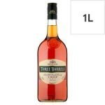 Three Barrels Brandy 1 Litre