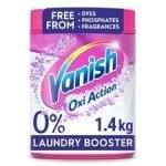 Vanish Oxiaction 0% Chlorine Booster Powder Pink 1.4Kg