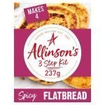 Allinson's 3 Step Kit Spicy Flatbread 237G