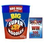 Batchelors Big Super Noodles Bbq Beef Flavoured 100G