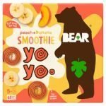 Bear Smoothie Fruit Yoyo Peach & Banana 5 X 20G