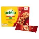 Belvita Baked Bar Cranberry & Hazelnut 4X40g - Image 2