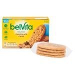 Belvita Breakfast Reduced Sugar Chocolate Chips Biscuit 5 Pack 225G - Image 2