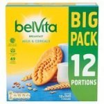 Belvita Milk & Cereal Biscuits 12 Pack 540G