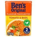 Ben's Original Tomato & Basil Microwave Rice 250G