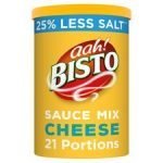 Bisto 25% Less Salt Cheese Sauce Mix 185G