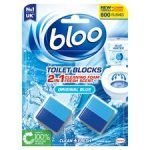 Bloo Toilet Blocks 2 In 1 Original Blue 2 X 50G