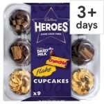 Cadbury Heroes Party Cupcakes 9 Pack