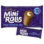 Cadbury Mini Rolls Milk Chocolate 10 Pack
