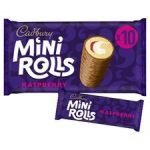 Cadbury Mini Rolls Raspberry 10 Pack