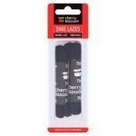 Cherry Blossom Round Shoe Laces Twin Pack Black 75Cm