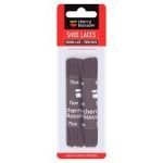 Cherry Blossom Round Shoe Laces Twin Pack Brown 75Cm