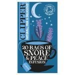 Clipper Snore & Peace Chamomile Lemon & Lavender Tea Bags 30G