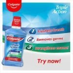 Colgate Triple Action Mouthwash 500Ml - Image 2