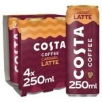 Costa Coffee Caramel Latte Cans 4 X 250Ml