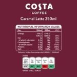 Costa Coffee Caramel Latte Cans 4 X 250Ml - Image 3