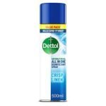 Dettol Antibacterial All In One Disinfectant Spray Crisp 500Ml