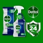 Dettol Protect 24 Hour Antibacterial Wipes Ocean Fresh 80S - Image 4