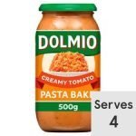 Dolmio Pasta Bake Creamy Tomato Pasta Sauce 500G