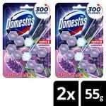 Domestos Power 5 Rim Block Lavender 2 X 55G