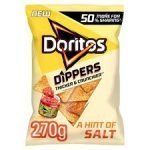 Doritos Dippers Hint Of Salt Tortilla Chips 270G