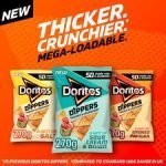 Doritos Dippers Hint Of Sour Cream & Onion Tortilla 270G - Image 4