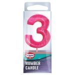 Dr. Oetker Number 3 Candle