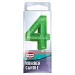 Dr. Oetker Number 4 Candle