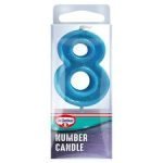 Dr. Oetker Number 8 Candle