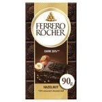 Ferrero Rocher Hazelnut Dark 55% Chocolate Bar 90G