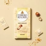 Ferrero Rocher White Chocolate & Hazelnut Bar 90G - Image 3
